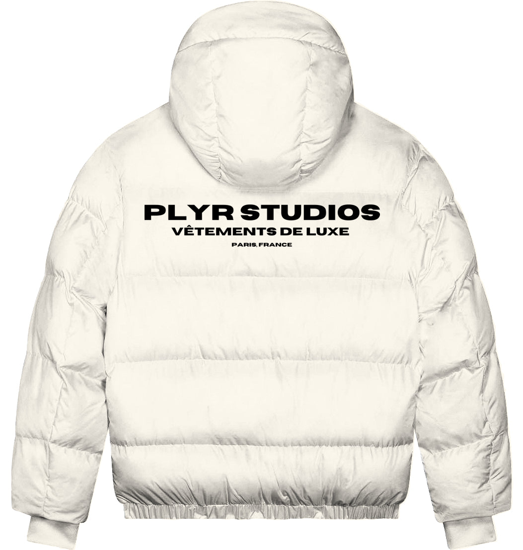 Plyr Oversized Jacke - Studios Paris Ice White