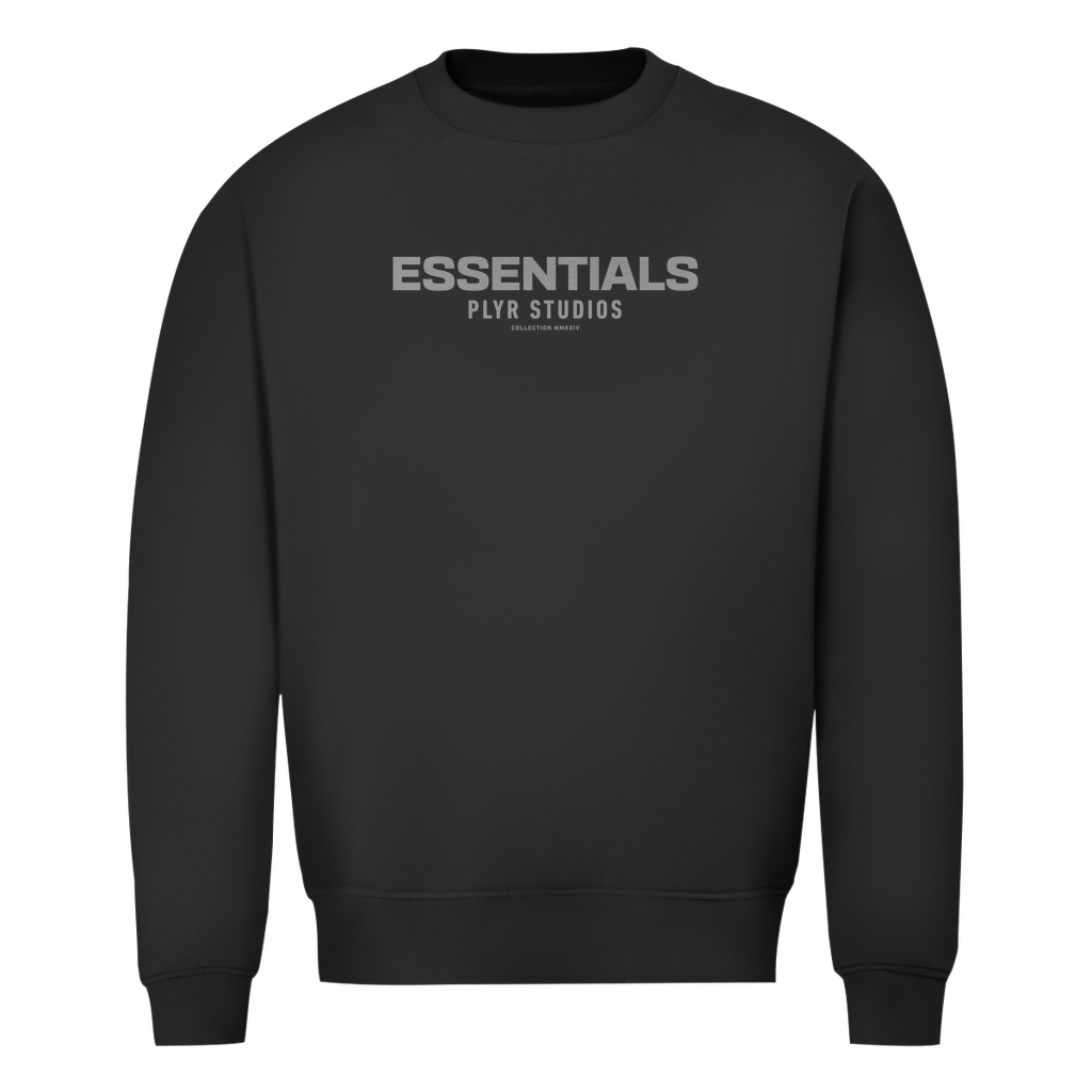 ESSENTIALS BASIC SWEATER BLACK